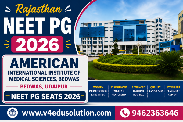 American International Institute of Medical Sciences, Bedwas, Udaipur NEET PG Seats 2026 