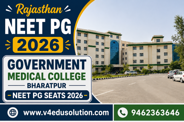Government Medical College Bharatpur NEET PG Seats 2026 