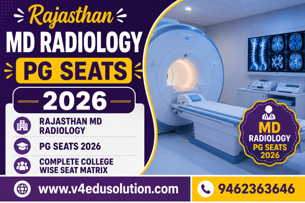 Rajasthan MD Radiology PG Seats 2026 – Complete College Wise Seat Matrix